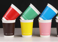 Tasses jetables de papier marquées pour le café/thé/lait, tasses de traiteur de café