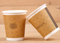 FDA Approved Cool Disposable Coffee Cups With Lids For Hot Drinks