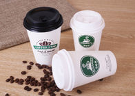 To Go Paper Drinking Cup / Food Grade Disposable Paper Coffee Cups