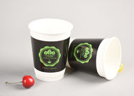 8oz Customizable Paper Coffee Cups & Sleeves Recyclable Eco Friendly