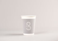 Biodegradable Paper Drinking Cup For Coffee Logo Custom Printed