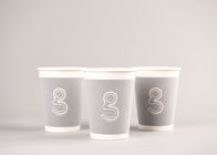 Biodegradable Paper Drinking Cup For Coffee Logo Custom Printed