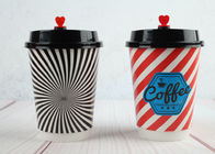Chine La belle double coutume de mur a imprimé les tasses de papier a isolé les tasses de papier avec des couvercles de café société