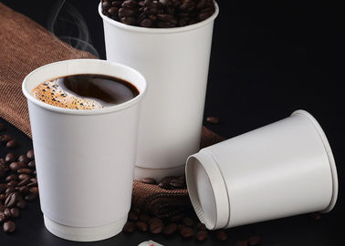 tasses de papier chaudes jetables de boissons de tasses de papier de café de 8oz 12oz 16oz