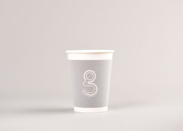 Chine Tasse de papier biodégradable de boissons pour la coutume de logo de café imprimée usine