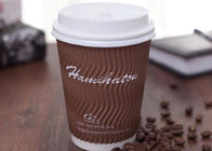 Triple Environmentally Friendly Disposable Cups For Hot Drinking / Coffee