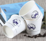 White Branded Ice Cream Cups Biodegradable Hot Soup Cups For Wedding / Party