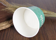 Single Wall Branded Ice Cream Cups Disposable With Eco Freindly Materials