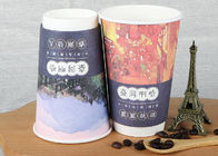 Hot  and Cold Paper Coffee Cups Paper Drinking Cups with Plastic Cups