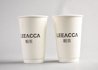 Chine le logo jetable des tasses 400ml de papier a imprimé les tasses de café de papier isolées société