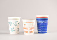tasses de papier froides de thé de l'eau de 8oz 250ml recyclables avec la diverse taille